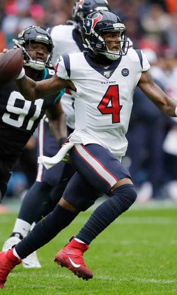 Watson shines as Texans win to enter off week atop AFC South